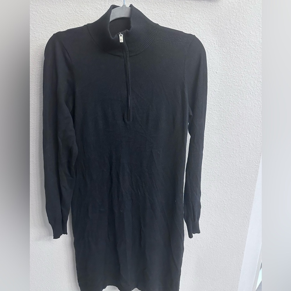 Tommy Bahama • 1/4 Zip Collared Long Sleeve Sweater Dress Size S